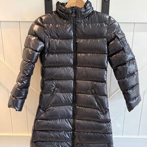Girls Moncler Moka Long Coat